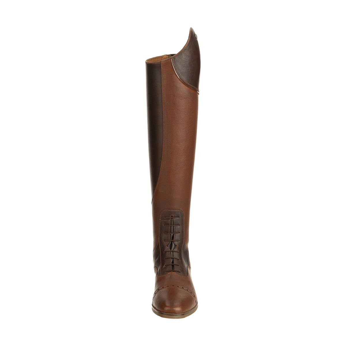 SUEDWIND FOOTWEAR Leder Reitstiefel für Damen Florentina Tall – Lederstiefel zum Reiten – Stiefel mit Schnürung, Lederfutter, YKK Zipper & Ortholite-Einlegsohle – braun – Gr. 38-41