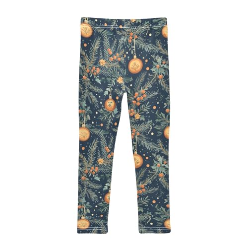 Girls Leggings Christmas Decoration Balls Toddler Girls Clothes Leggings for Girls Toddler Girls Leggings 3-4T2