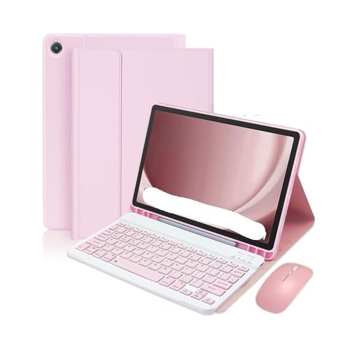 Funda Samsung Galaxy Tab S9 FE con Teclado RGB Mouse Inalámbrico y Ranura Bolígrafo
