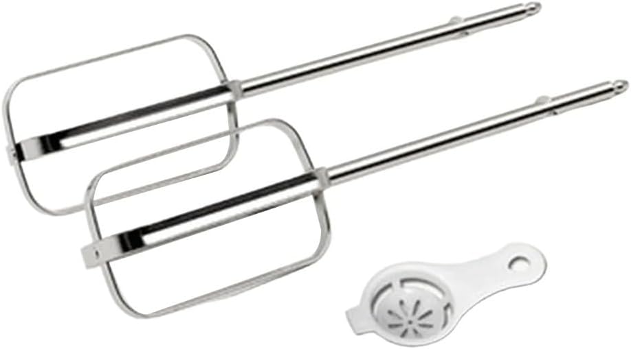 Hand Mixer Beater Replacements for Kenwood HMP30 Stainless Steel Attachments for Mixing Eggs Powdered Sugar Butter Heavy Cream Kitchen Appliance Parts Easy Install(Cx2)