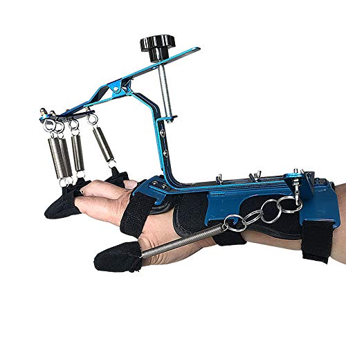 Férula de rehabilitación de Dedos, ortesis de muñeca de Dedo Ajustable, ortesis de Dedo de Entrenamiento de Mano para tendones de Pacientes con hemiplejía de accidente cerebrovascular