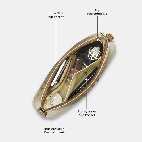 Image of Lavie Women's Jana Monogram LL Print Crossbody Sling Bag | Ladies Purse Handbag | Gift for Women