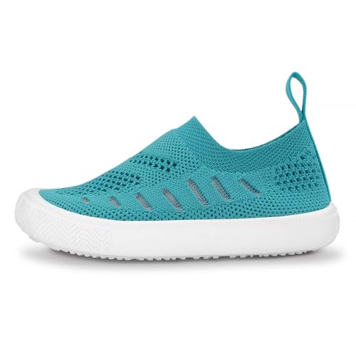 Image of JAN & JUL Slip-on Knit Shoes, Machine Washable and Lightweight Sneakers for Toddler Boys and Girls