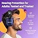 Vanderfields - Hearing Protection Ear Muffs - Over 35 dB (2K Hz) Broad Noise Cancelling Sound Reduction - Adults & Teens