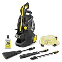 Krcher high-pressure washer K 4 Power Control Flex eco!Booster Black Edition, pressure: max. 130 bar, flow rate: 420 l/h, area: 30 m/h, Power Control gun, flexible high-pressure hose, dirt blaster