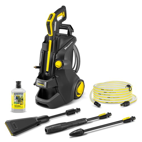 Kärcher high-pressure washer K 4 Power Control Flex eco!Booster, pressure: max. 130 bar, flow rate: 420 l/h, area: 30 m²/h, Power Control gun, flexible high-pressure hose, eco!Booster, dirt blaster option