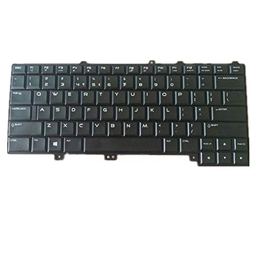 Clavier Alienware 15 R3 de remplacement noir version US avec frappe fluide et précise