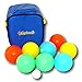 Playaboule Glow in The Dark LED Day Night Lighted Bocce Ball Set Choose (Multicolor 107mm)