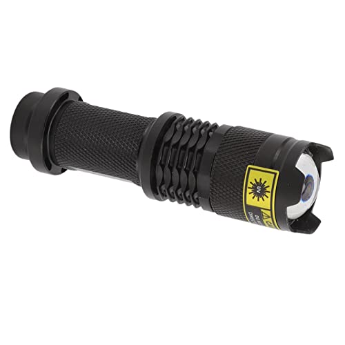 Wakects Linternas UV Linterna Ultravioleta de Aluminio Luz de Bolsillo IPX4 con Batería AA de 365 Nm con 3 Modos para Detección de Manchas de Orina de Gato Inspección de Minerales y Dueños de Mascotas