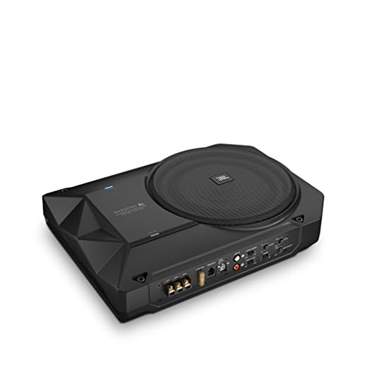 JBL BassPro SL 8-inch 125W RMS Powered Under-Seat Compact Subwoofer Enclosure System (250 watts RMS: 125 watts)