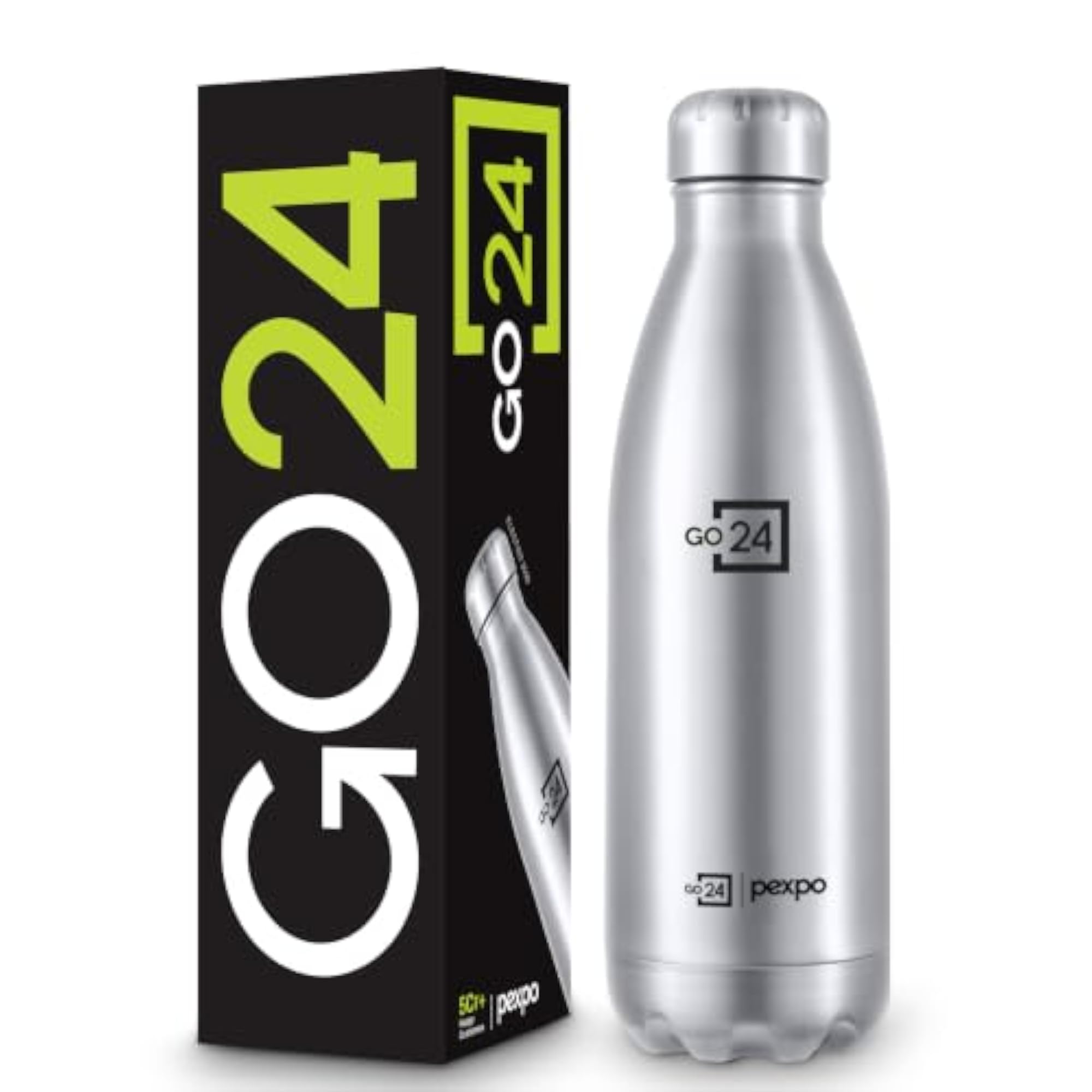 Electro Silver Stainless Steel Water Bottle, 1500ml