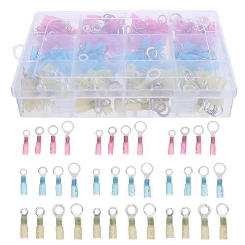 Connecteurs thermorétractables Hohopeti 260 pcs étanches et isolés 22-10 AWG