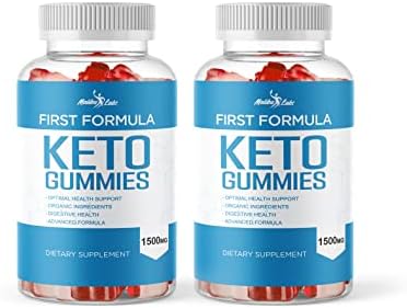 First Formula Keto ACV Gummies for Weight Loss – 1500mg Once a Day, New Strong Time Released Advanced Ketogenic Formula – Premium Apple Cider Vinegar Ketosis Shark Gummies (2 Pack) 60 Day Supply Tank