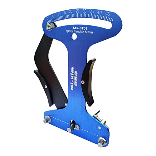 B Baosity Bicycle Tool Spoke Tension Meter, Mountain Bike Rim Tension Measuring & Adjustment Tool for Road Bike Wheel Spokes Check & Correction