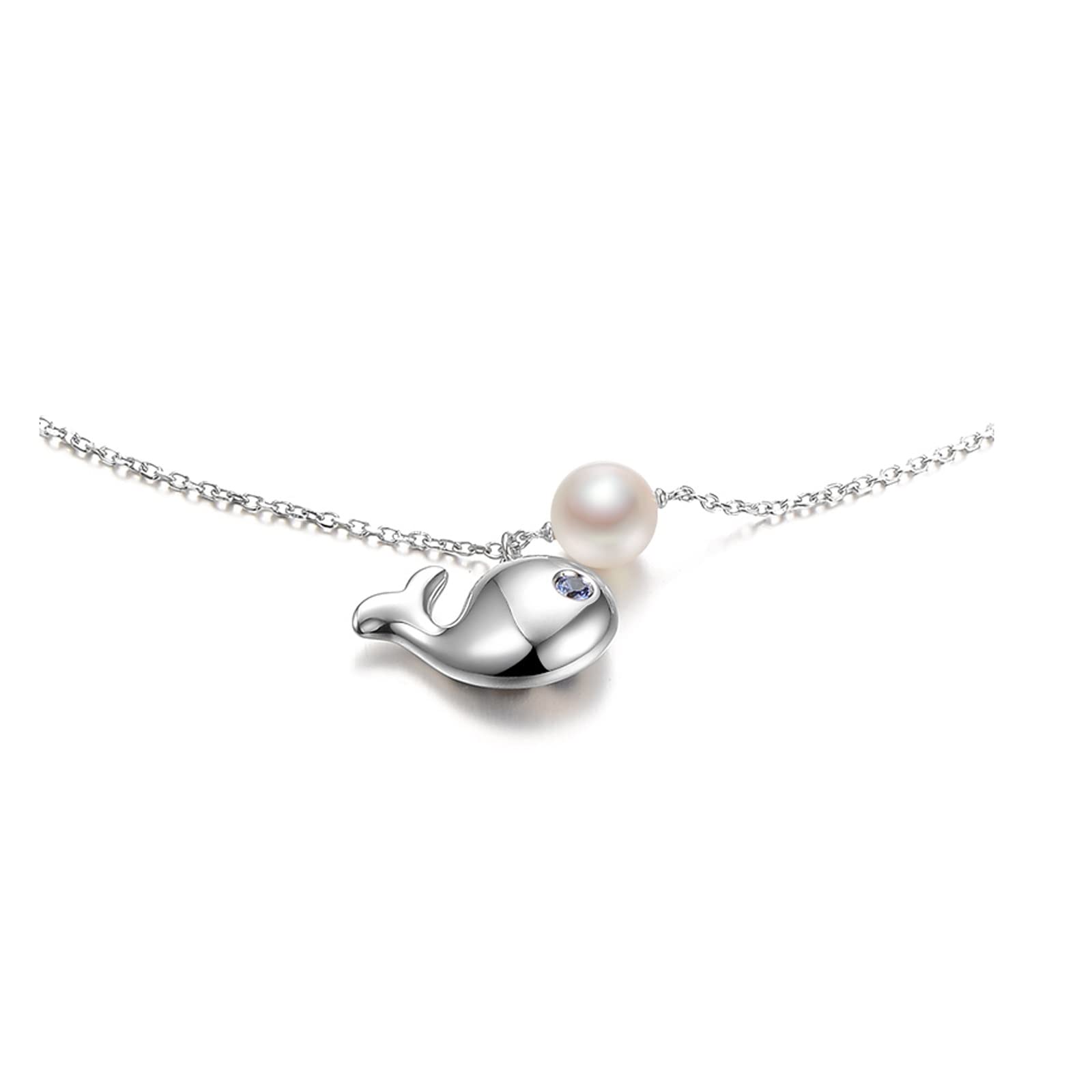 Bijoux de chaîne d'eau douce haut de gamme avec perles rondes lustrées - 6