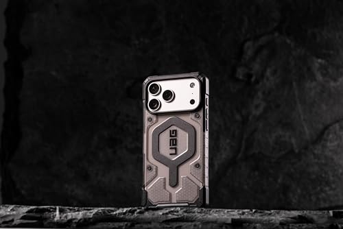 Image of Urban Armor Gear UAG Pathfinder Clear Magnetic Compatible, Rugged Shockproof Anti-Slip Military Grade Protective Case /Cover Designed for iPhone 17 Pro Max (2025) - Ash /Black