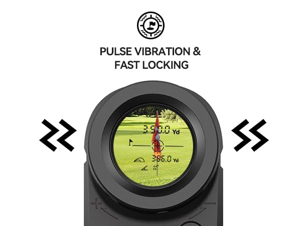ACPOTEL Range Finder with Magnetic Golf Rangefinder Slope Switch with Yard/M Range Finder Golf with Scanning, Golf Rangefinder Fast Flag-Lock with Vibration, Type-C Charging (Pro)