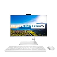 Lenovo IdeaCentre AIO 3 68,58 cm (27 Zoll, 1920x1080, FHD, WideView) All-in-One Desktop PC (AMD Ryzen 3 5425U, 8GB RAM, 512GB SSD, AMD Radeon Grafik, Win11 Home) + Tastatur + Maus, weiß