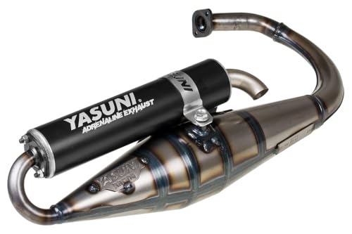 Pot d'échappement Yasuni Scooter Z Noir pour Minarelli Debout.