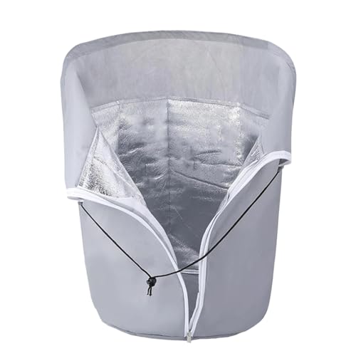 Housse de protection thermique contre le gel pour d'hiver avec cordon de serrage et fermeture éclair