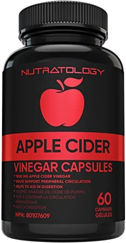 Keto Friendly Apple Cider Vinegar Capsules – 1000MG Apple Cider Vinegar & 40MG Cayenne Pepper Per 2 Cap Serving (500MG ACV Per Cap)- Formulated For Improved Digestive Health – 60 Capsules
