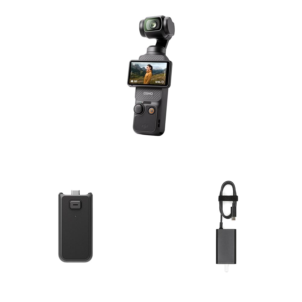 Amazon | DJI アクションカメラ Osmo Pocket 3 長時間撮影コンボ+65W