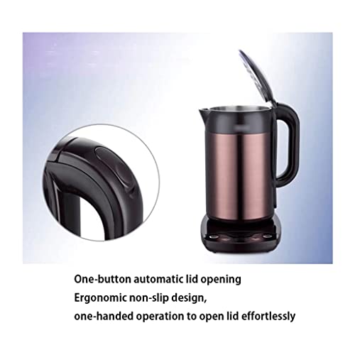 Tetera eléctrica de acero inoxidable de 1.7L miniatura 6