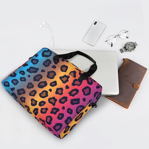 Funda portátil ALAZA estampado leopardo arcoíris 13-15.6 pulg miniatura 7