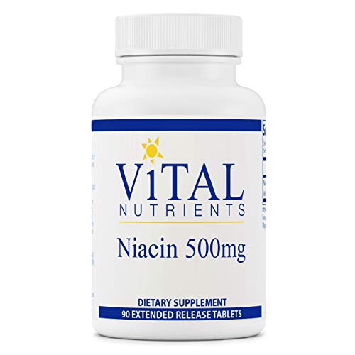Vital Nutrients - Niacin - 90 Extended-Release Tablets per Bottle - 500 mg