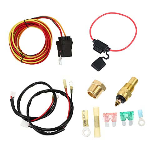 Kit de câblage pour ventilateur de voiture SOLUSTRE contre la surchauffe du radiateur