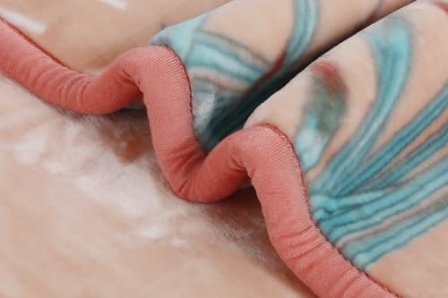 Image of Nest Cozy & Comforable Korean Mink Blanket for Winter (01 - Peach, Queen (79 x 94 Inches))