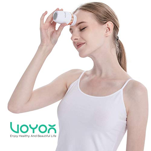 VOYOR Facial Cleansing Brush Rechargeable Sonic Face Brush Waterproof Face Cleansing Brush 3-IN-1 Set for Deep Skin Cleaning, Gentle Exfoliating and Blackhead Removing FB300