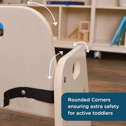 Children’s Factory Toddler Chair with Strap, Baby Activity Seat, Toddler Feeding Chair, 9" H Seat by Angeles - Image 5