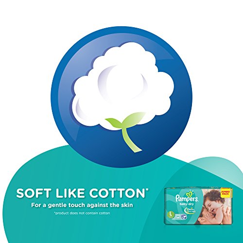 Image of Pampers Taped Baby Diapers, Large (LG), (9.0 kg - 14.0 kg) (60 count)