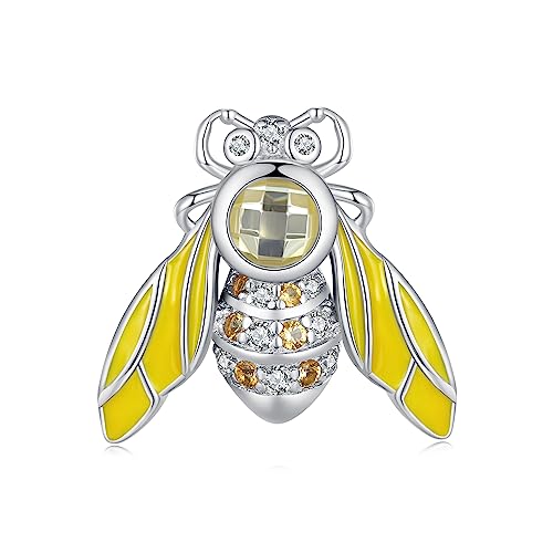 Abalorios de abeja en tonos amarillos para renovar tu bisutería sosa