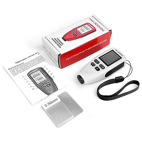 Calibrador digital para instrumentos de coche, medidor de grosor de pintura para automóviles miniatura 7