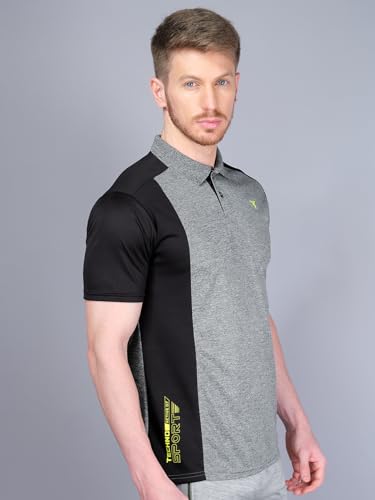 Image of TECHNOSPORT Men's Slim Fit Active T-Shirt - (MTP537 P) Pack of 1