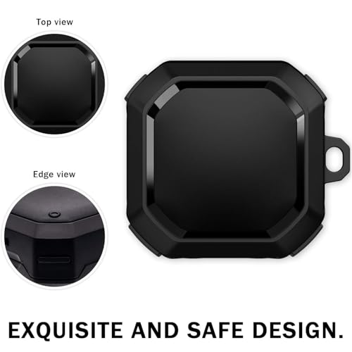 Image of Full Body Rugged Shockproof Case Cover Compatible for Samsung Galaxy Buds Core (2025) -Black