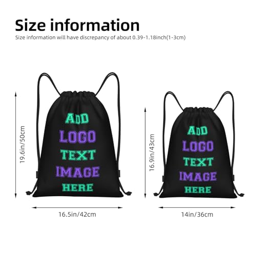 Personalized Drawstring Bags Bulk Custom Name Backpack Custom Pull String Bag2