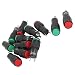 TOOGOO(R) AC 220 V 2 P lamparas de senalizacion rojo verde luces...