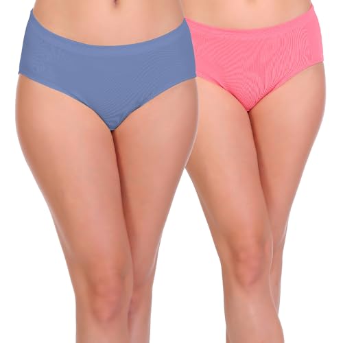 Image of SONA Women's Soft Cotton Inner Elastic Plain Daily Use Hipster Panties