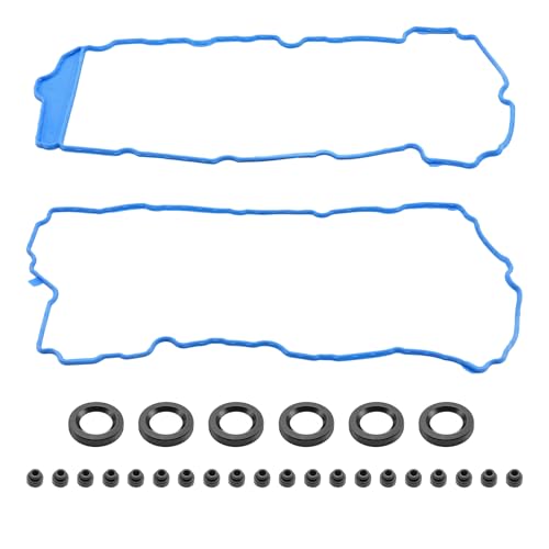Image of Torchbeam VS50808R Valve Cover Gasket Set for Chevy Travers /Buick Enclave 2009-2017, GMC Acadia 2009-2016, Impala 2012-2013, Cadillac CTS 2008-2013, SRX Camaro Lacrosse Equinox Terrain 3.0L 3.6L