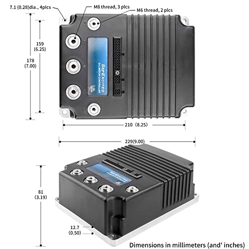 12685403 400A 48V 0-5Kω Motor Controller Replace 1268-5403 Curtis 1268 Dc Sepex Motor Controller Ez-Go Golf Carts Club Car #TOP3