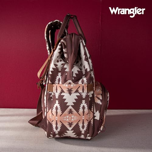 Sac à dos à langer multifonction Wrangler avec poches bébés