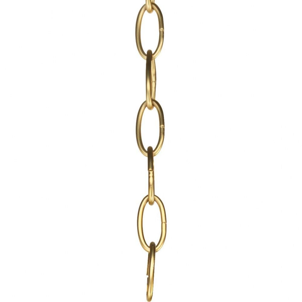 Progress Lighting 10' Accessory Chain, Natural Brass
