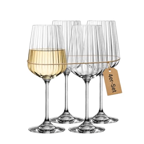 Der-Porzellan-Laden DPL Spiegelau LifeStyle Weißweingläser 4er Set, 440 ml