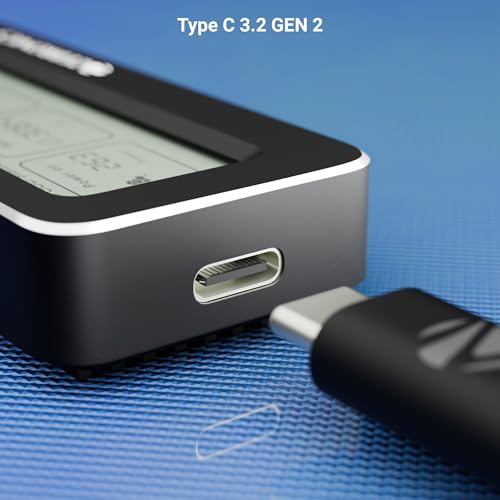 Image of Zebronics M.2 NVMe /SATA Enclosure, PCIe 3.0, 4TB(Max) Storage, Upto 10Gbps Transfer Speed, Supports 2230 /2242 /2260 /2280, Type-C 3.2 Gen2, Windows, Mac, Linux Support, Aluminum Case (CMN1000D)