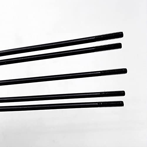 WANGYINGER Lot De 24 Rayons De Vélo En Acier Inoxydable 14 G 2 Mm à Tête Droite Et Ronde Pour Accessoires De Vélo (265 Mm