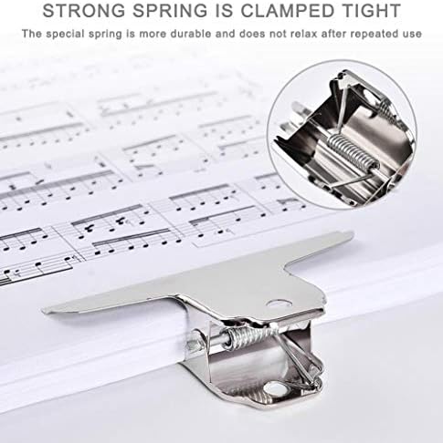 10cm/ 4 Inch Large Steel Clips, Coideal 10 PCS Silver Metal Binder Paper Clips for Home Office School (Square)