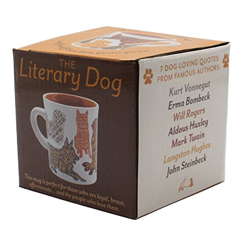 Taza literaria perro The Unemployed Philosophers Guild 12 oz miniatura 5